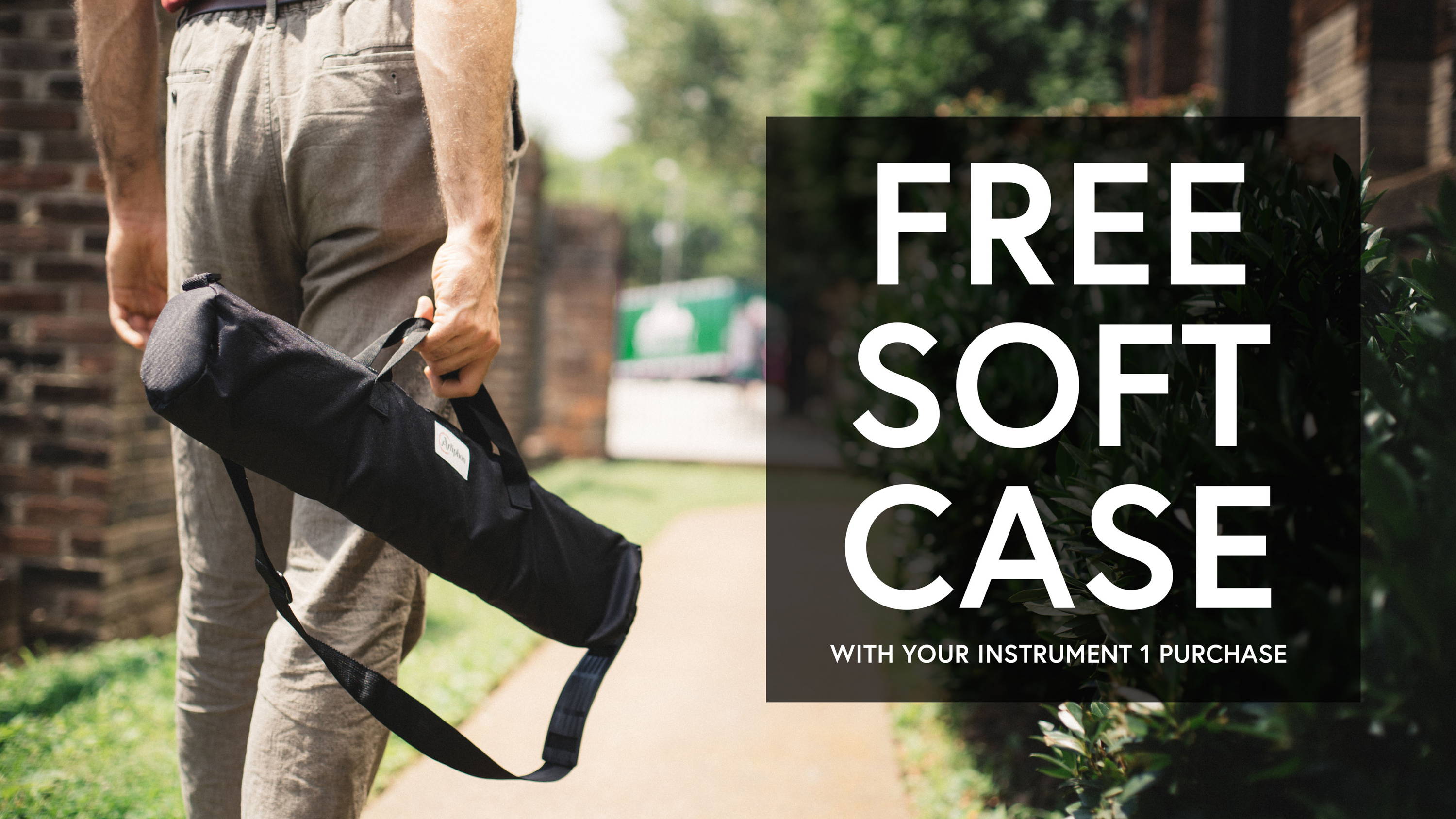 July Promotion: Get a free Soft Case with your INSTRUMENT 1 purchase!
