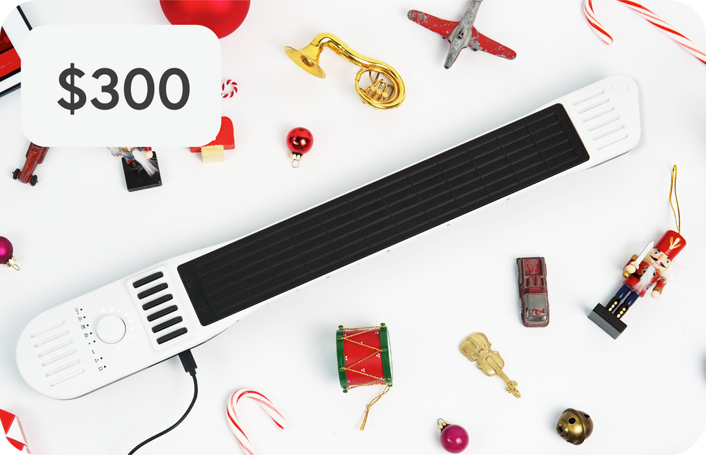 Artiphon $300 Gift Card with Christmas toys and INSTRUMENT 1