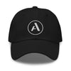 Artiphon A Logo Dad Hat White Black Front