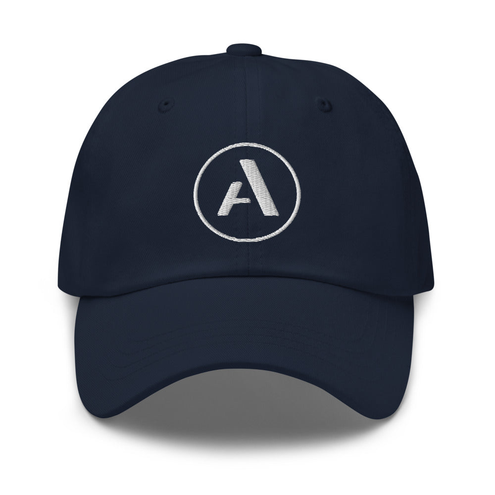 Artiphon A Logo Dad Hat Navy Front