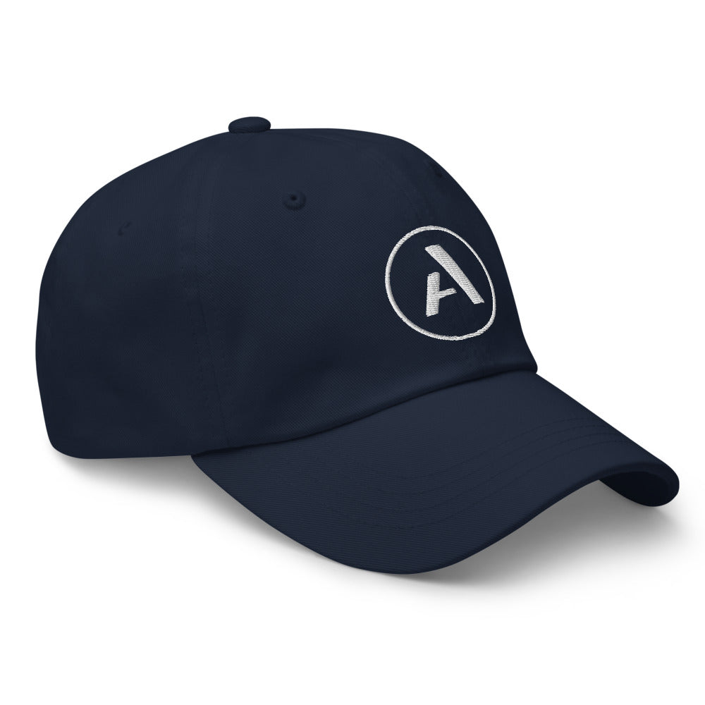 Artiphon A Logo Dad Hat Navy Right Side
