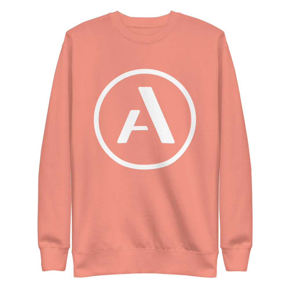 Artiphon A Logo Team Dusty Rose Pullover Sweatshirt