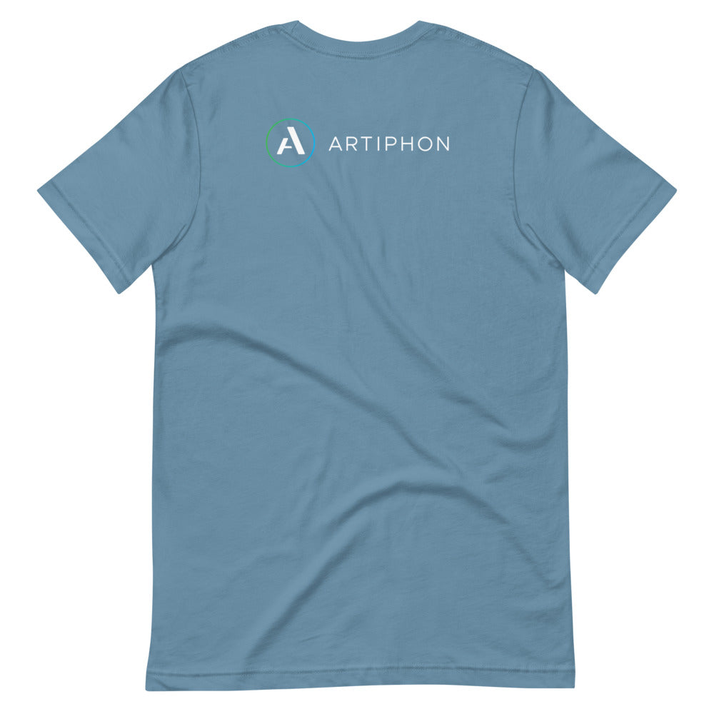 Artiphon Orba Wedge T-Shirt Back Steal Blue