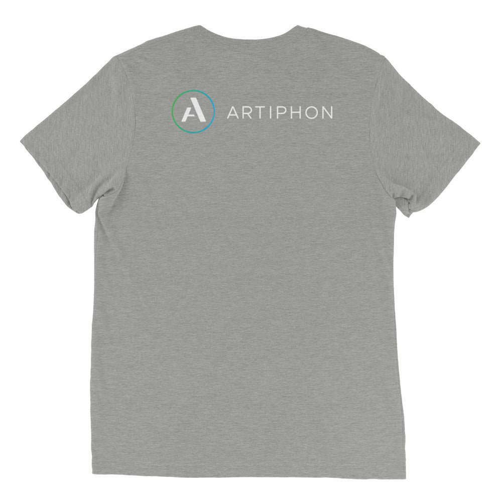 Artiphon A Logo Tri-Blend T-Shirt Back Grey