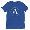 Artiphon A Logo Tri-Blend T-Shirt Front Royal Blue 